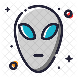 Alien Icon Of Colored Outline Style Available In Svg Png Eps Ai Icon Fonts