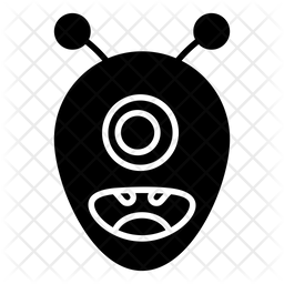 Alien Icon Of Glyph Style Available In Svg Png Eps Ai Icon Fonts