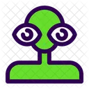 Alien Space Monster Icon