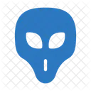 Alien Face Monster Icon
