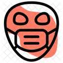 Alien Emoji With Face Mask Emoji Icon