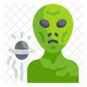 Alien Extraterrestrial Universe Icon