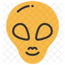 Alien Head Space Icon