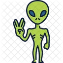 Alien Satellite Galaxy Icon