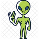 Alien Satellite Galaxy Icon