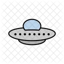 Alien Space Spaceship Icon