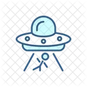 Galaxy Alien Abduction Unidentified Flying Object Icon