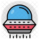 Space Saucer Alien Spaceship Flying Saucer Icon