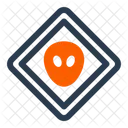 Alien Alert Invasion Emergency Icon