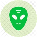 Alien Crying Emoticon Ideogram Icon