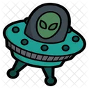 Alien Ufo Cartoon Icon