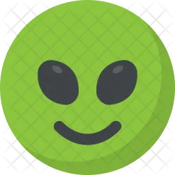 Alien Emoticon  Icon