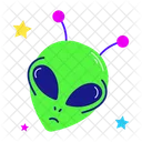 Space Creature Alien Face Alien Art Symbol