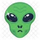 Extraterrestrial Alien Face Foreigner Icon