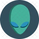 Alien Face Space Icon