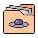 Alien Folder Alien File Alien Data Icon
