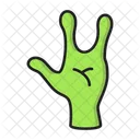 Alien Hand Monster Hand Alien Icon