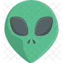 Alien Extraterrestrial Head Icon