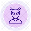 Alien Line Icon Icon