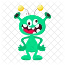 Alien Stickers Space Beings Space Creature Icon
