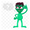 Alien Stickers Space Beings Space Creature Icon