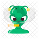 Alien Stickers Space Beings Space Creature Icon