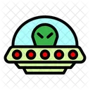 Ufo Spaceship Space Icon