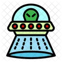 Ufo Spaceship Space Icon