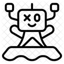 Extraterrestrial Space Invader Icon