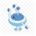 Alien Alien Spaceship Ufo Icon