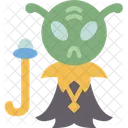 Alien Extraterrestrial Humanoid Icon
