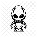 Alien Space Ufo Icon