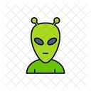 Alien Extraterrestrial Space Icon