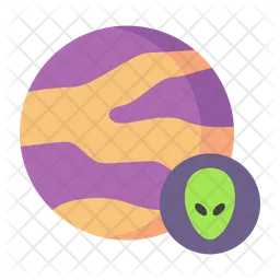 Alien Planet  Icon