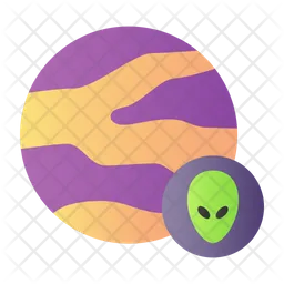Alien Planet  Icon