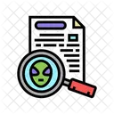 Alien Research Alien History Discovery Icon