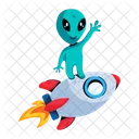 Alien Rocket  Icon