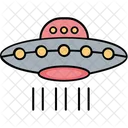 Alien Ship Flying Saucer Spacecraft Icon