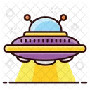 Alien Spaceship Scapecraft Space Shuttle Icon