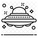 Alien Spaceship Scapecraft Space Shuttle Icon