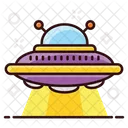 Alien Spaceship Scapecraft Space Shuttle Icon