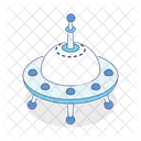 Alien Spaceship Flying Saucer Ufo Icon