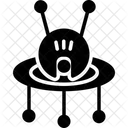 Alien Invader Plate Icon