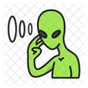 Alien Telepathy Extraterrestrial Telepathy Alien Communication Icon