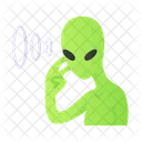 Alien Telepathy Extraterrestrial Telepathy Alien Communication Icon