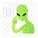 Alien Telepathy Extraterrestrial Telepathy Alien Communication Icône