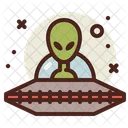 Alien Ufo Space Shuttle Alien Icon