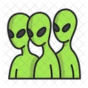 Alienigenas Monstros Extraterrestres Icon