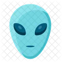 Alienkopf Aliengesicht Sci Fi Alien Symbol