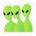 Aliens Monsters Extraterrestrial Icon